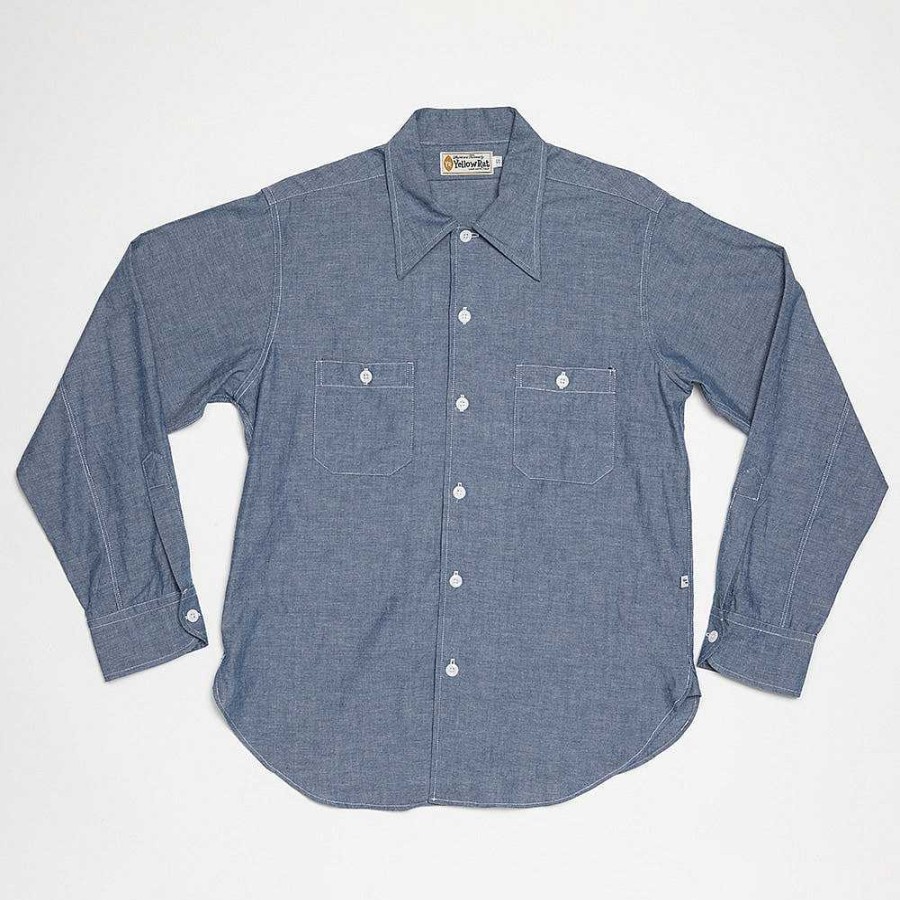 Clothing Yellow Rat | 40S Work Shirt Indigo