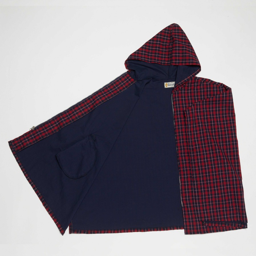 Clothing Yellow Rat | Poncho Red X Navy