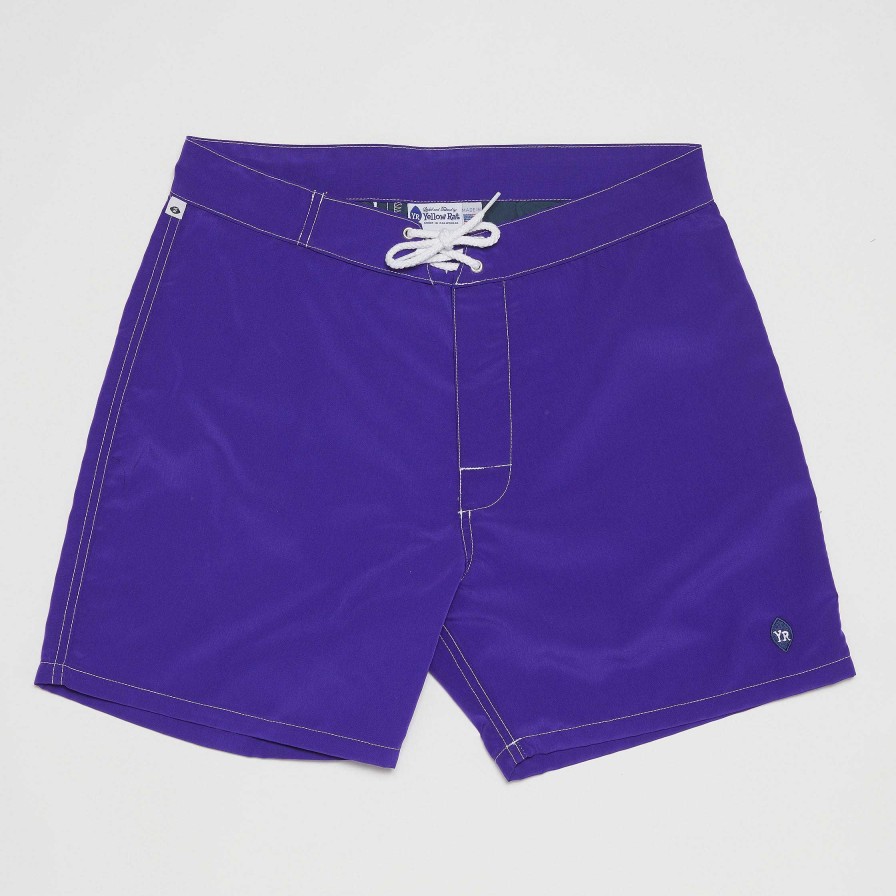 Clothing Yellow Rat | Solid Trunks Purple