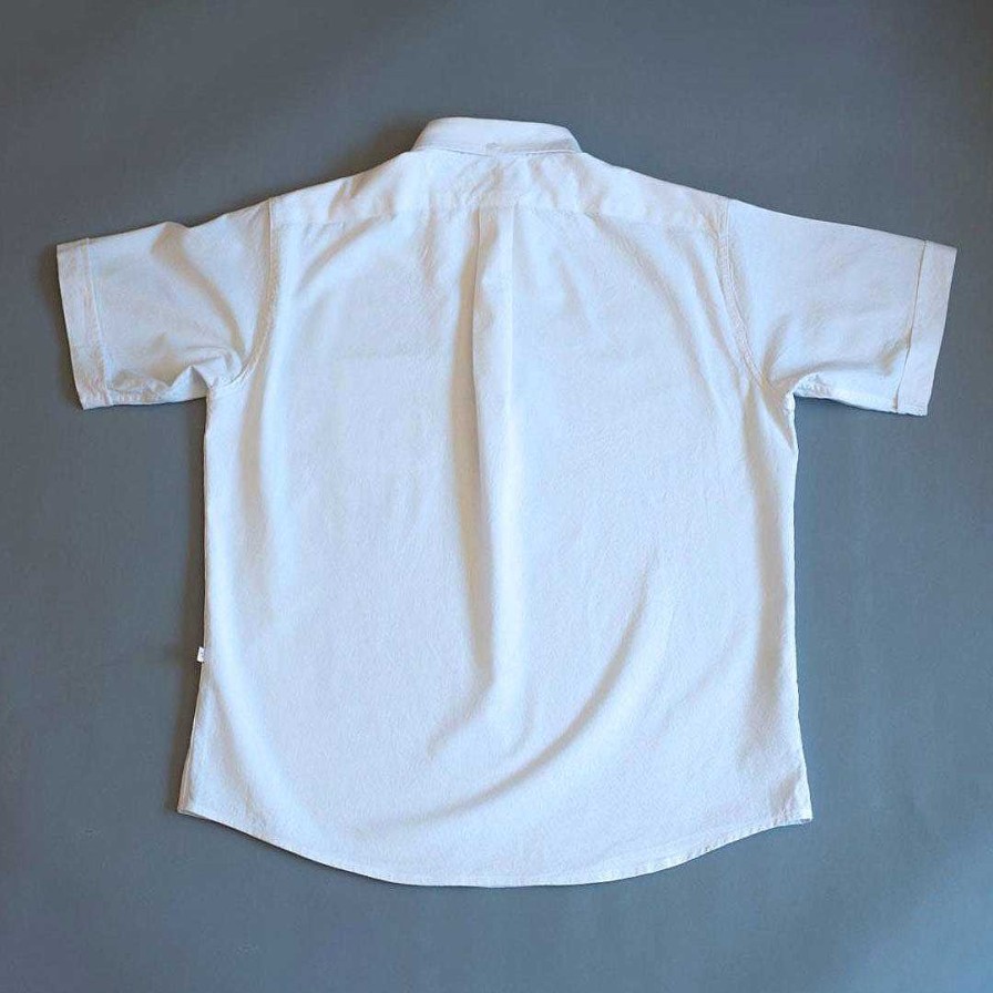 Clothing Yellow Rat | Pull-Over Button-Down Shirt Ii White