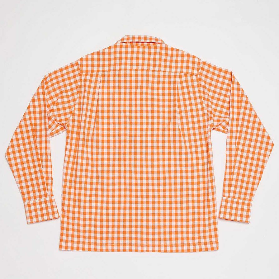 Clothing Yellow Rat | Round Collar Long Sleeve Shirt Orange