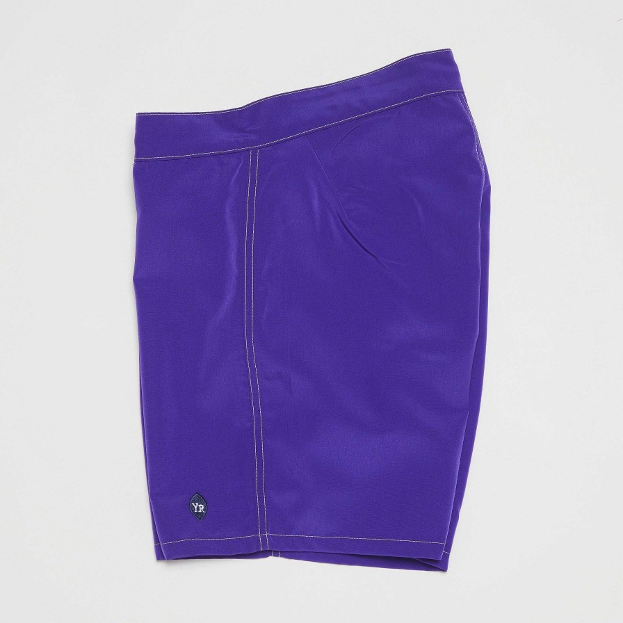 Clothing Yellow Rat | Solid Trunks Purple