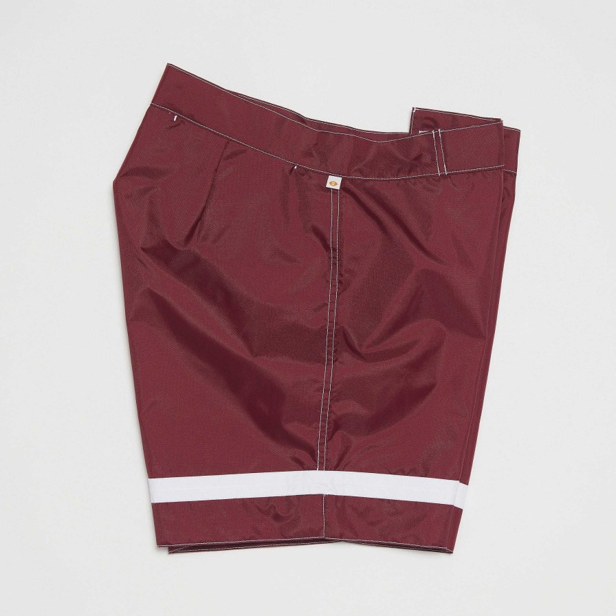 Clothing Yellow Rat | Crossbar Weave Trunks Wine