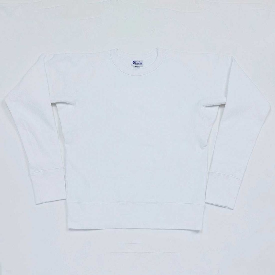 Clothing Yellow Rat | 10 Oz. Crew Neck Sweatshirt Ii White