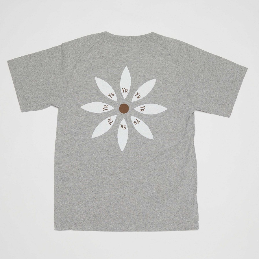 Clothing Yellow Rat | Yr Flower T-Shirt Heather Gray