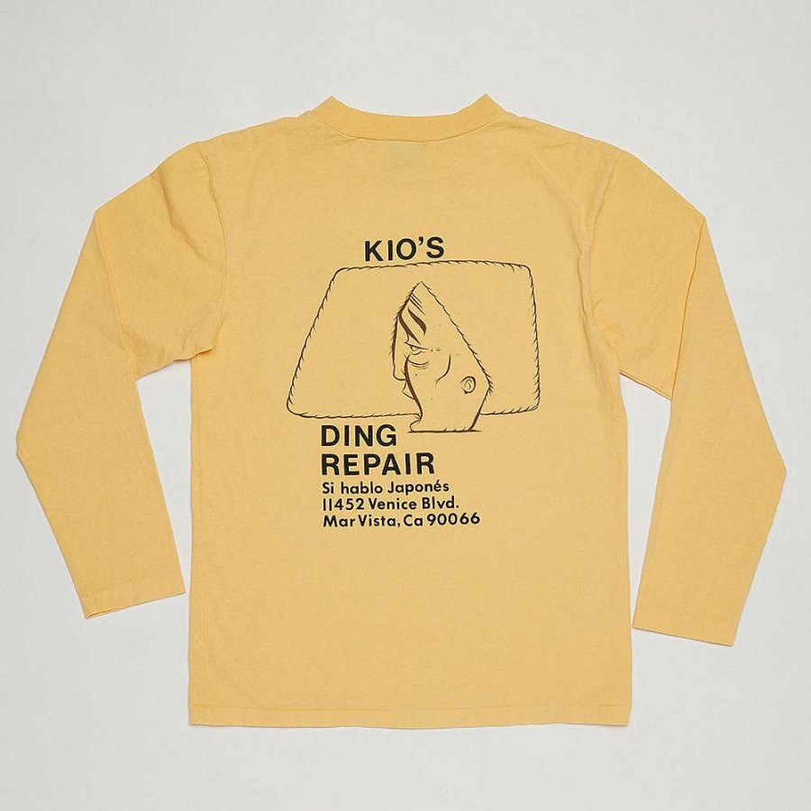 Clothing Yellow Rat | Kio'S Ding 5Th Generation Mock Neck Long Sleeve Tee Butter