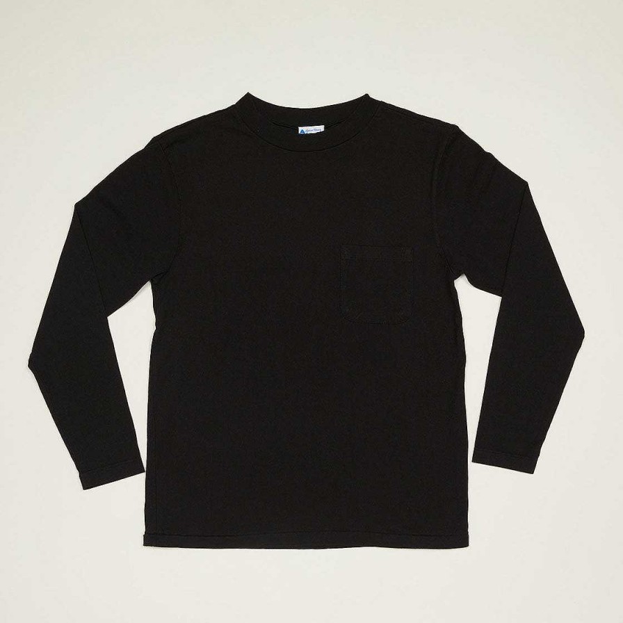 Clothing Yellow Rat | Mock Neck Long Sleeve T-Shirt Black