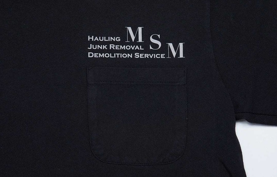 Clothing Yellow Rat | Msm Mock Neck Long Sleeve Tee Black