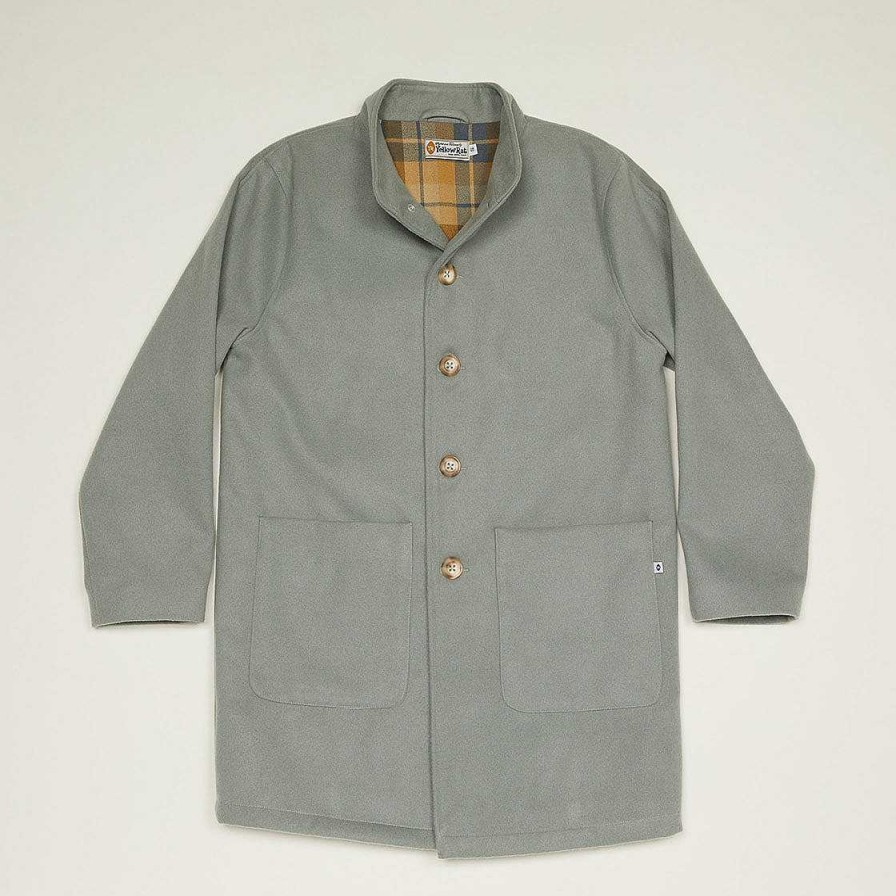 Clothing Yellow Rat | Port Coat Eucalyptus