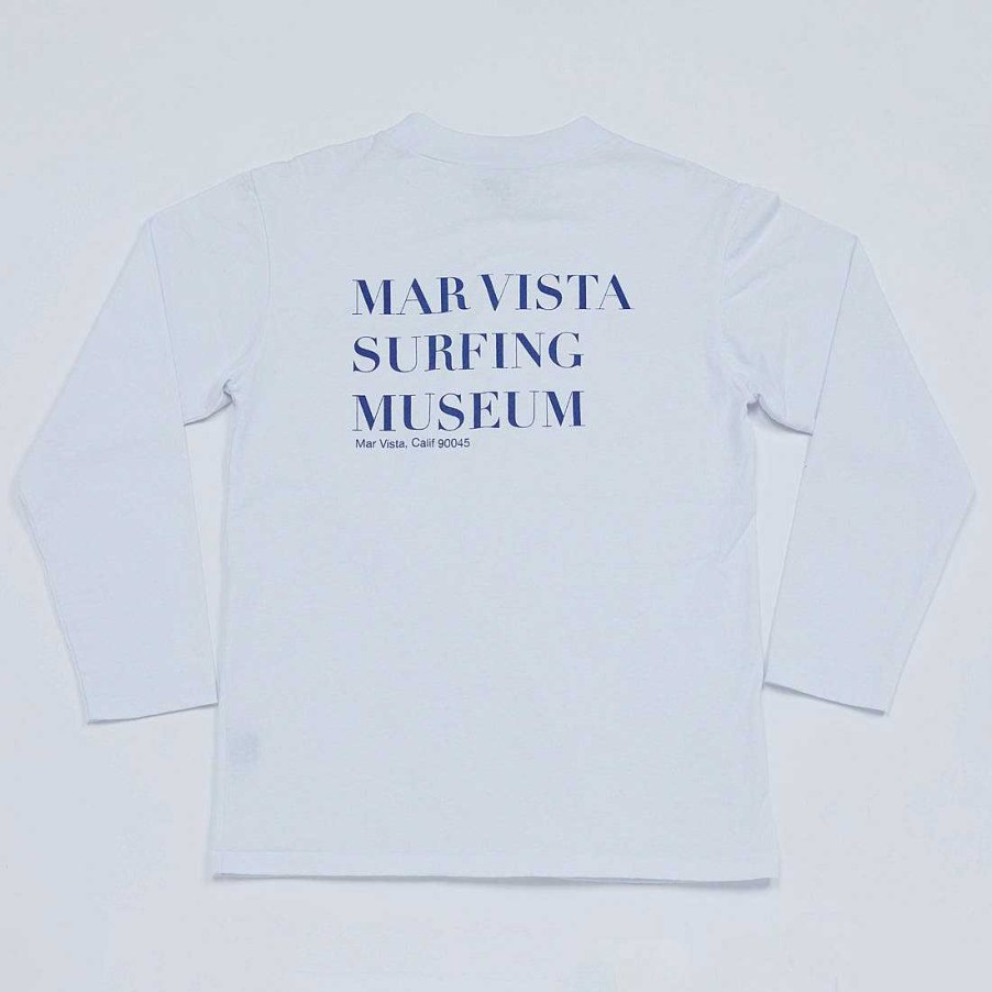 Clothing Yellow Rat | Msm Mock Neck Long Sleeve Tee White