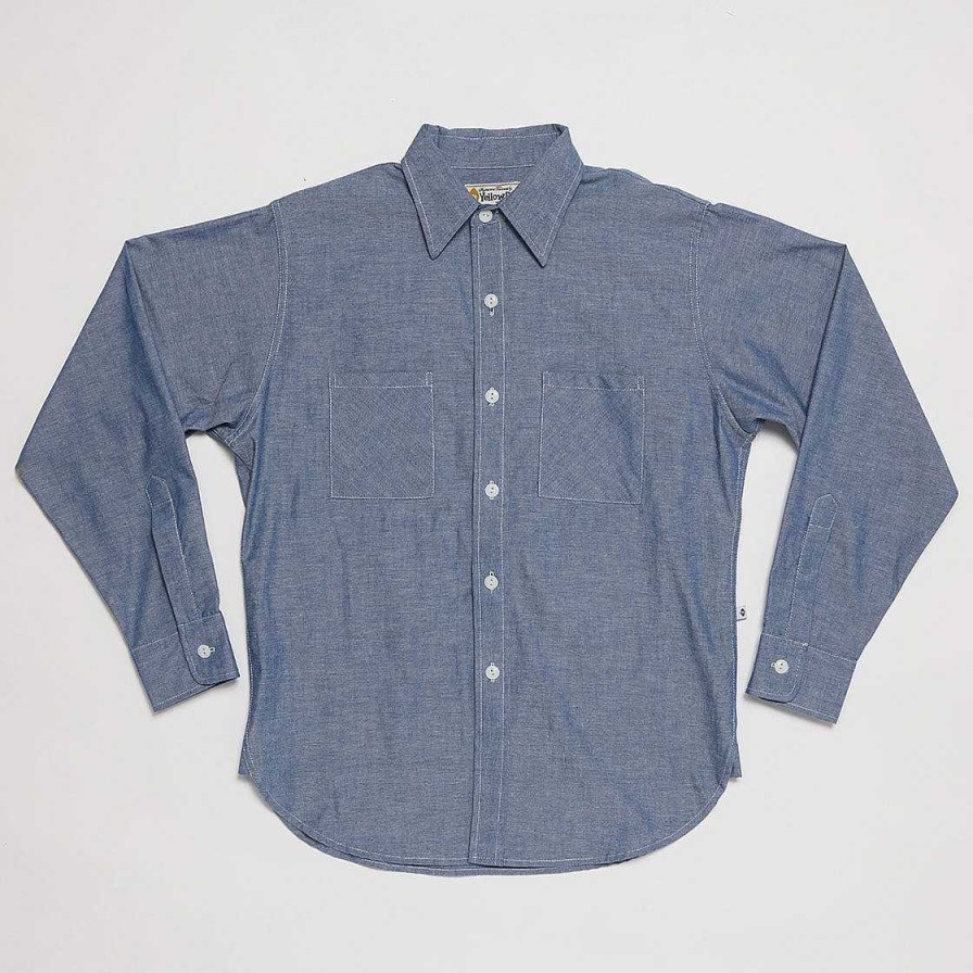 Clothing Yellow Rat | 50S Work Shirt Indigo