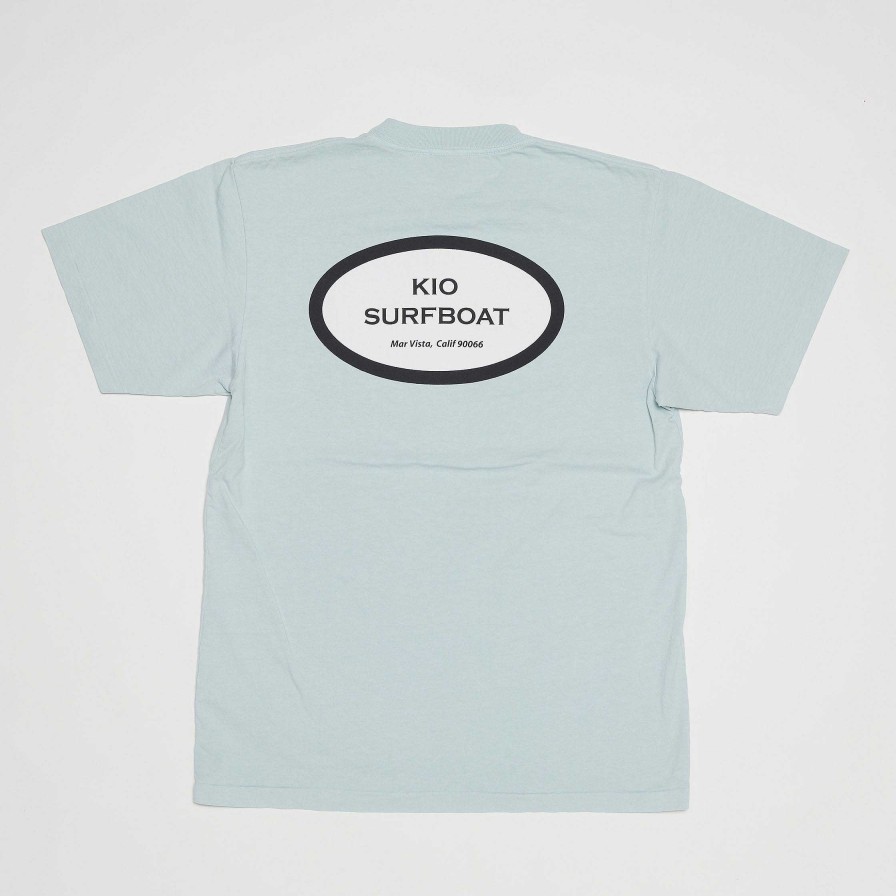 Clothing Yellow Rat | Kio Surfboat T-Shirt Dusty Blue