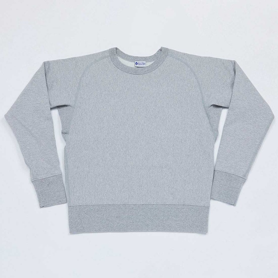 Clothing Yellow Rat | 10 Oz. Crew Neck Sweatshirt Ii Heather Gray