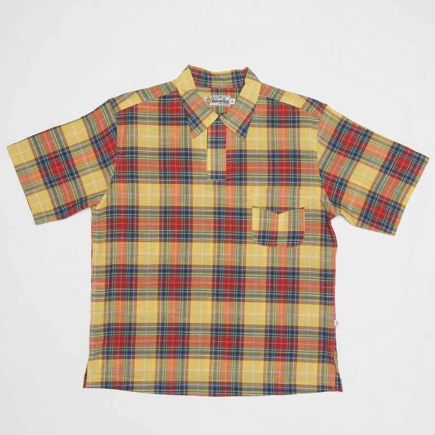 Clothing Yellow Rat | Pull-Over Shirt Red X Yellow