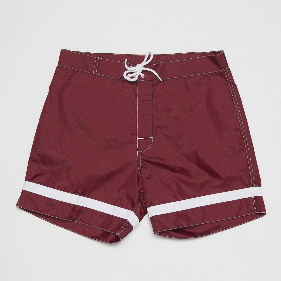 Clothing Yellow Rat | Crossbar Weave Trunks Wine