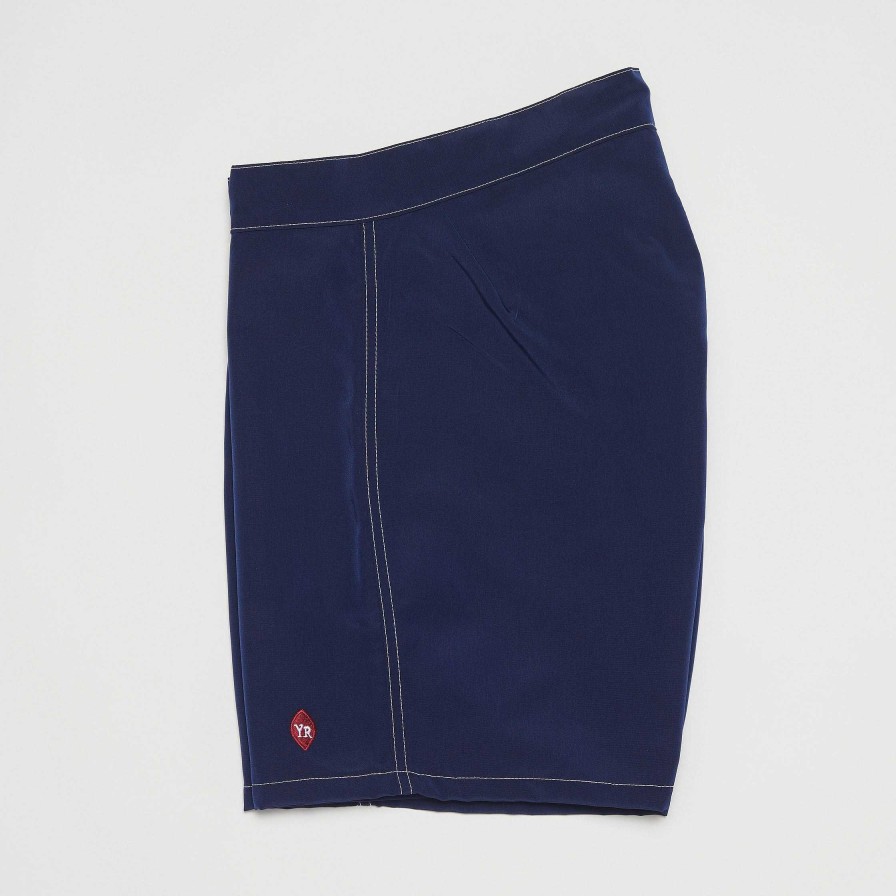 Clothing Yellow Rat | Solid Trunks Navy