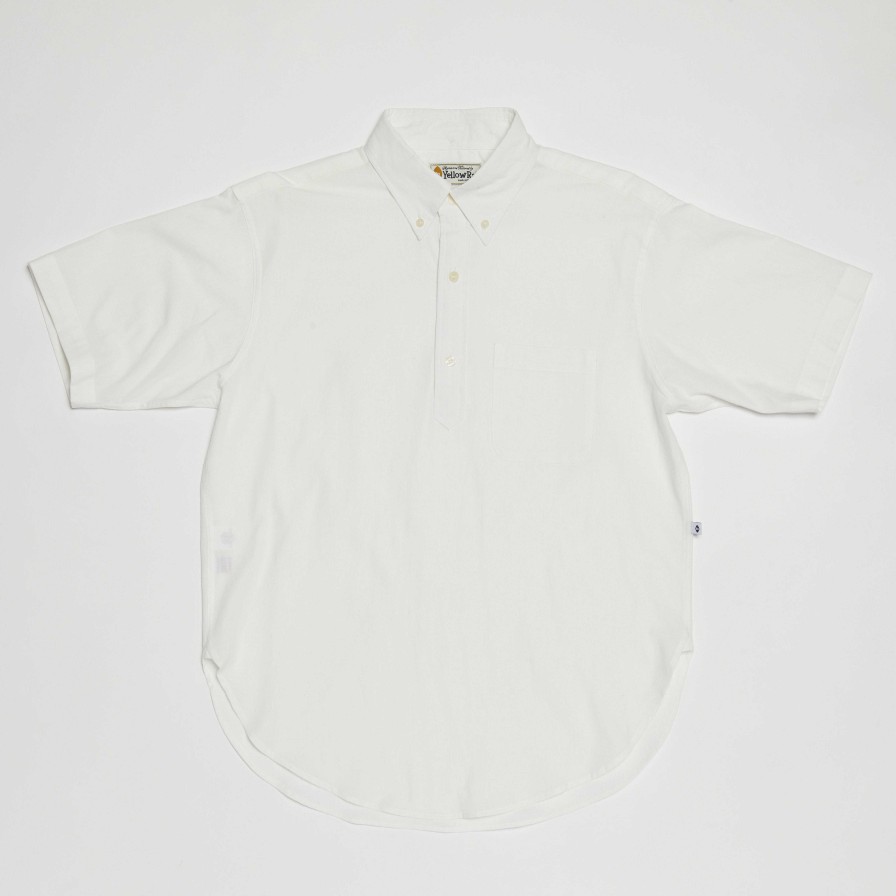 Clothing Yellow Rat | Pull-Over Button-Down Shirt White