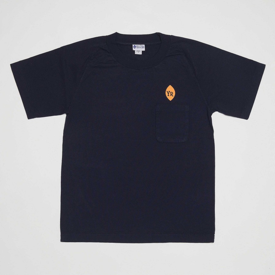 Clothing Yellow Rat | Yr Flower T-Shirt Navy