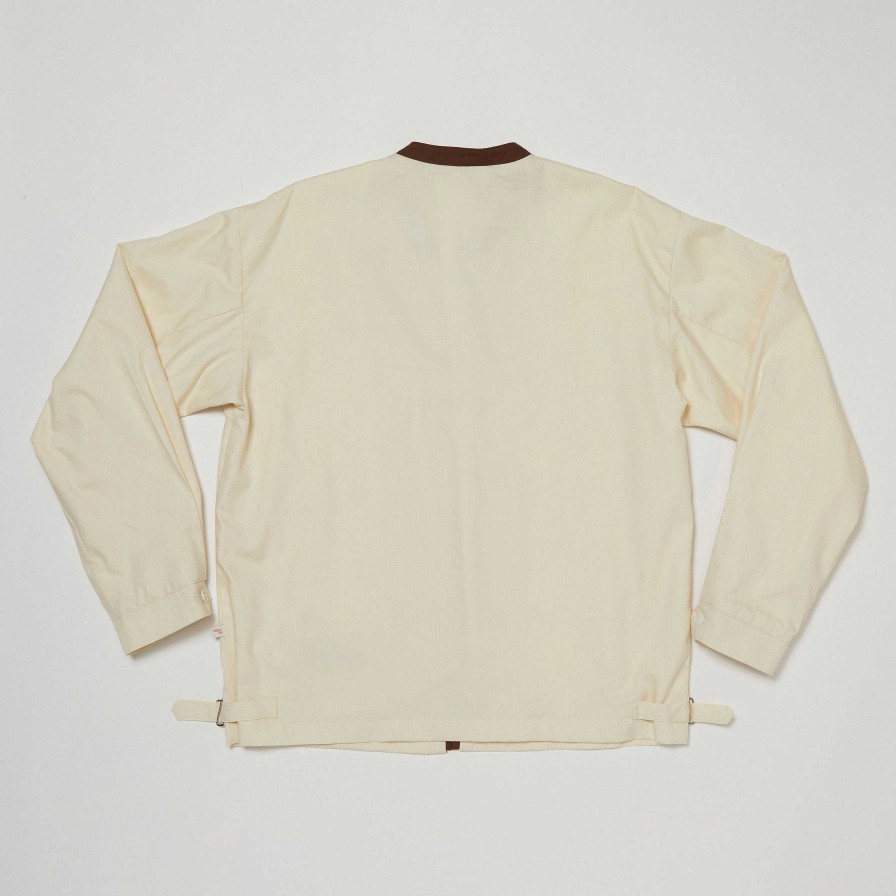 Clothing Yellow Rat | Port Coat Iii Ivory X Brown